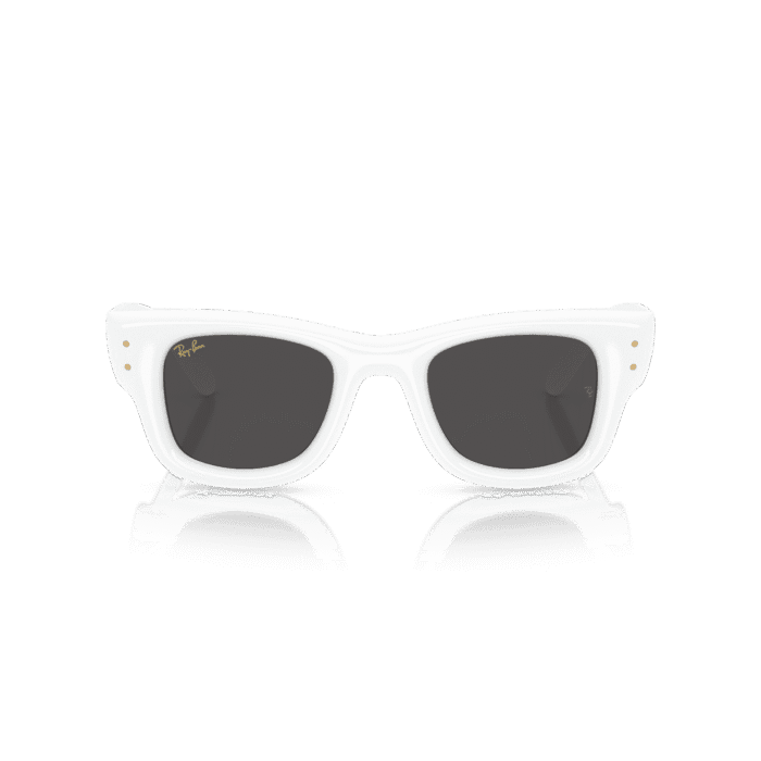Ray-Ban WAYFARER PUFFER 4940 SOLE 671/87 BIANCO Occhiali da Sole – 8056262664872