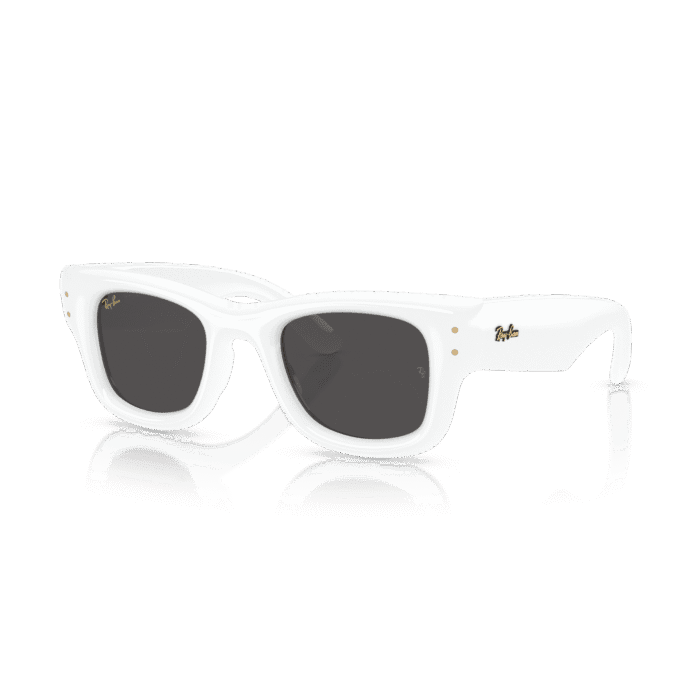 Ray-Ban WAYFARER PUFFER 4940 SOLE 671/87 BIANCO Occhiali da Sole – 8056262664872