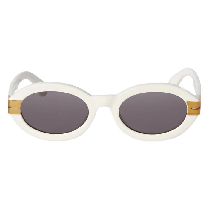 Palm Angels PERI094 HARMONY SUNGLASSES 0107 white dark grey Occhiali da Sole – Palm Angels – 8055167435358