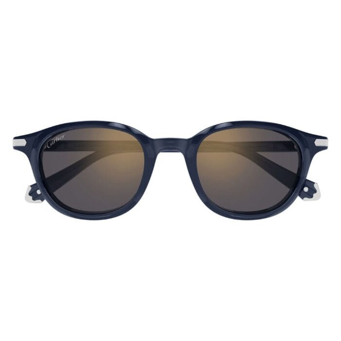 Cartier CT0584S 003 blue blue grey Occhiali da Sole – Cartier – 843023184018