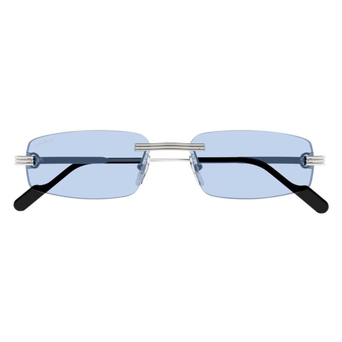Cartier CT0535S 005 silver light b Occhiali da Sole – Cartier – 843023180805