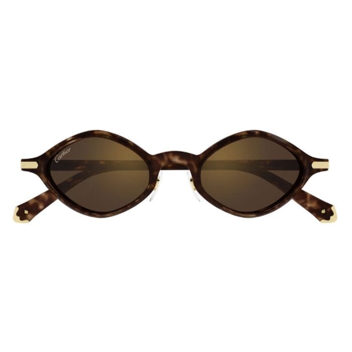 Cartier CT0540S 002 havana brown Occhiali da Sole – Cartier – 843023181062