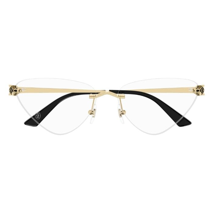 Cartier CT0448O 001 gold transparent Occhiali da Sole – Cartier – 843023172930