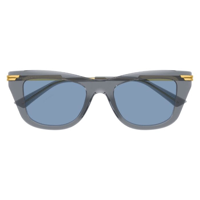 Bottega Veneta BV1369S 005 light blue gold blue Occhiali da Sole – Bottega Veneta – 889652545929