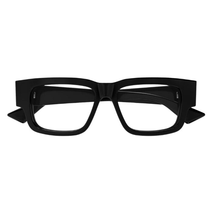 Bottega Veneta BV1280O 001 black grey transparen Occhiali da Vista – Bottega Veneta – 889652485898
