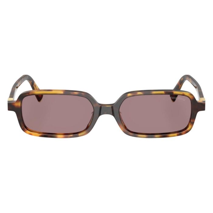Miu Miu 11ZS SOLE 14L20I honey havana rettangolari Occhiali da Sole – Miu Miu – 8056262329177