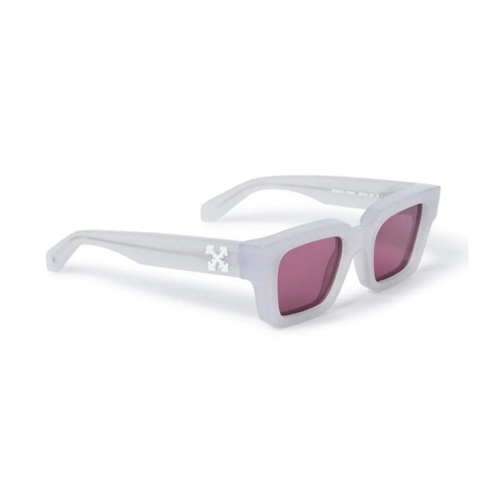 Off White OERI008 VIRGIL SUNGLASSES L 0928 grey burgundy Occhiali da Sole – Off White – 8055266240129