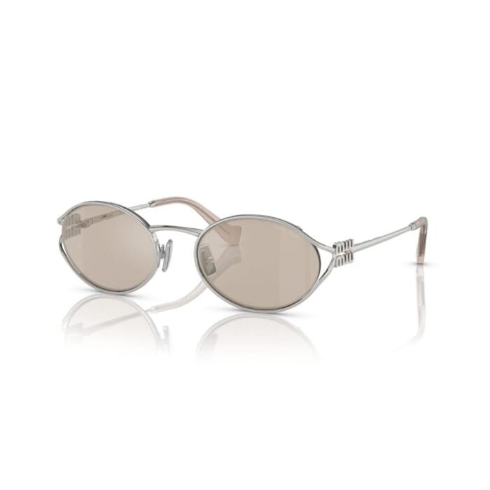 Miu Miu 52YS SOLE 1BC10F Silver Occhiali da Sole – 8056262087237
