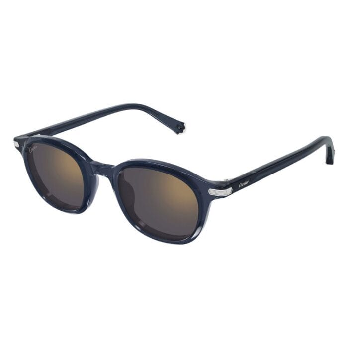 Cartier CT0584S 003 blue blue grey Occhiali da Sole – Cartier – 843023184018