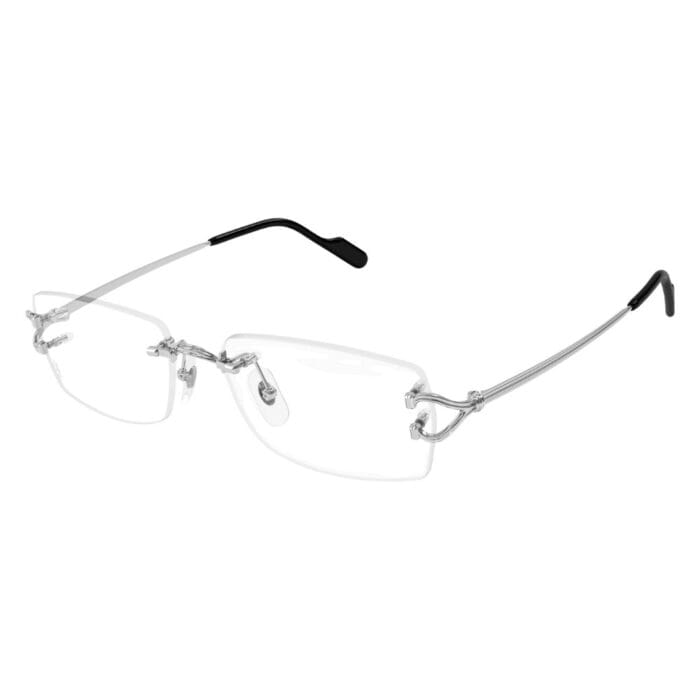Cartier CT0563O 002 silver transparent Occhiali da Sole – Cartier – 843023182205