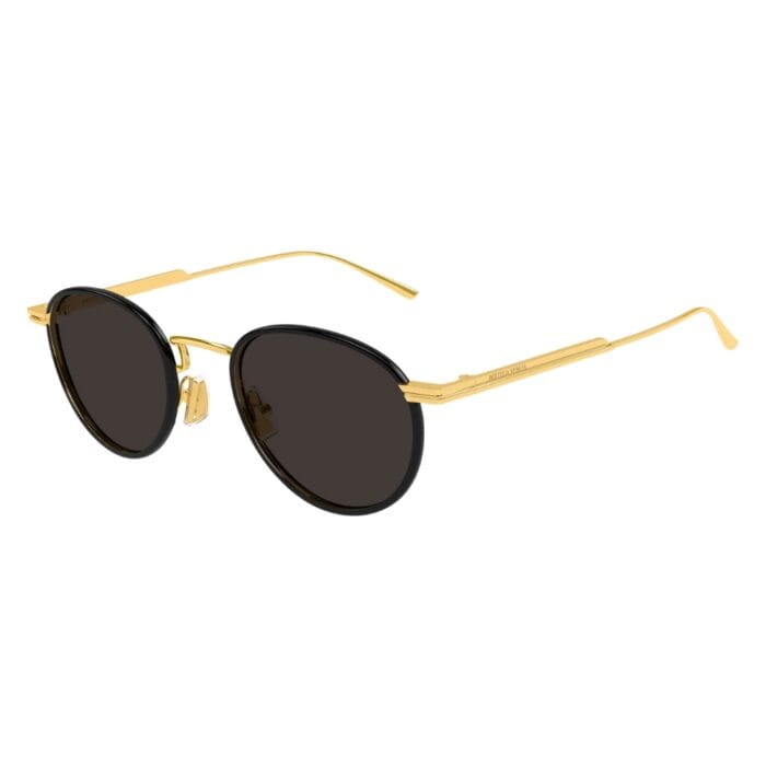 Bottega Veneta BV1389S 001 gold grey Occhiali da Sole – Bottega Veneta – 889652557878