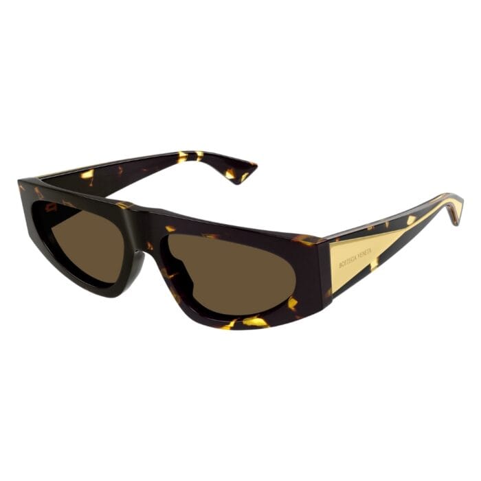 Bottega Veneta BV1277S 002 havana crystal brown Occhiali da Sole – Bottega Veneta – 889652485799