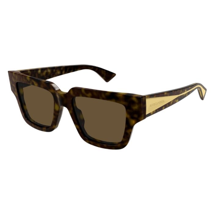 Bottega Veneta BV1276S 002 havana crystal brown Occhiali da Sole – Bottega Veneta – 889652485553
