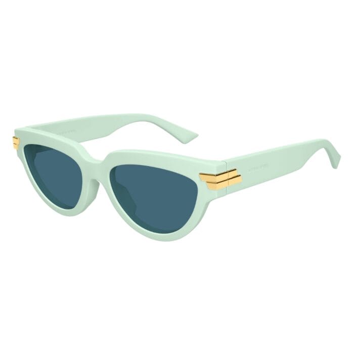 Bottega Veneta BV1035S 009 green glacier mint Occhiali da Sole – Bottega Veneta – 889652514291