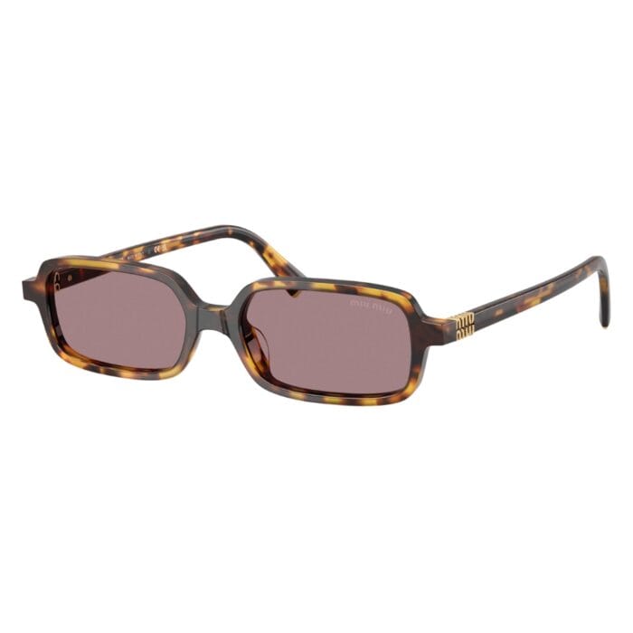 Miu Miu 11ZS SOLE 14L20I honey havana rettangolari Occhiali da Sole – Miu Miu – 8056262329177