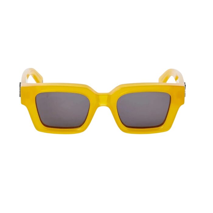 Off White OERI008 VIRGIL SUNGLASSES M 1807 yellow dark grey Occhiali da Sole – Off White – 8055266240211