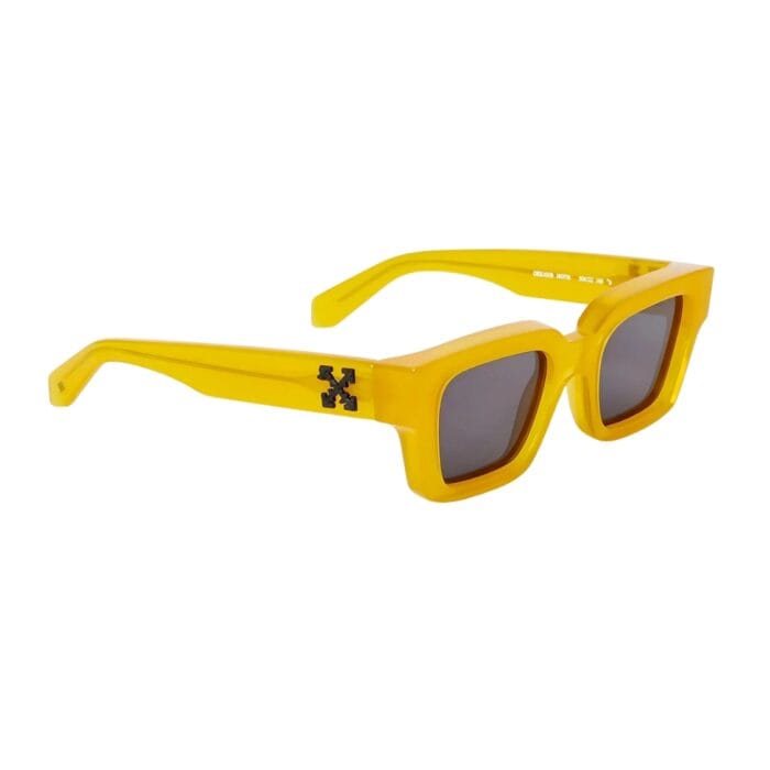 Off White OERI008 VIRGIL SUNGLASSES M 1807 yellow dark grey Occhiali da Sole – Off White – 8055266240211