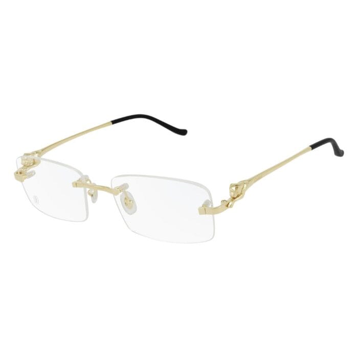 Cartier CT0281O 001 gold transparent Occhiali da Sole – Cartier – 843023152994