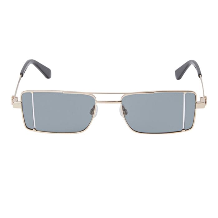 Off White OERI14A CORTEZ SUNGLASSES 7607 gold dark grey Occhiali da Sole – Off White – 8055266240075