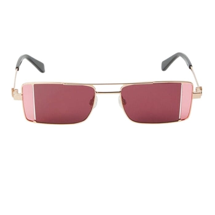 Off White OERI14A CORTEZ SUNGLASSES 7628 gold burgundy Occhiali da Sole – Off White – 8055266240082