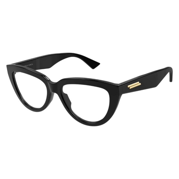 Bottega Veneta BV1259O 001 black black transpare Occhiali da Vista – Bottega Veneta – 889652448374
