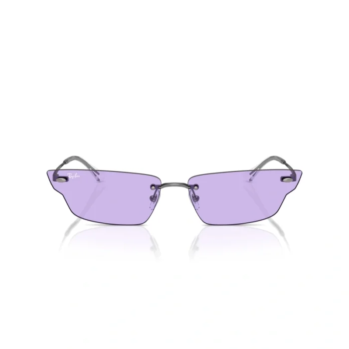 Ray-Ban 3731 004/1A Canna di Fucile Lilla Occhiali da Sole – 8056262017050