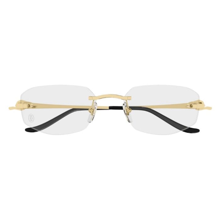 Cartier CT0601O 001 gold transparent Occhiali da Sole – Cartier – 843023185244