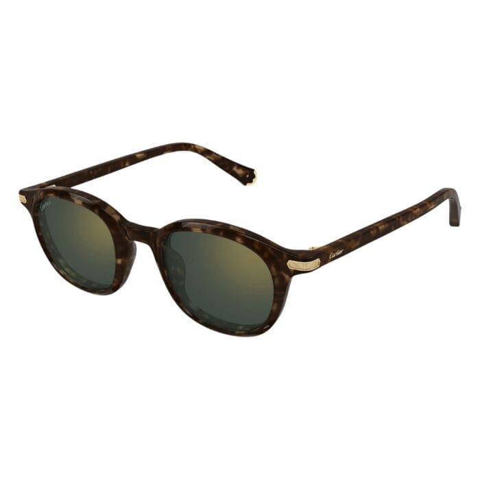 Cartier CT0584S 002 havana havana green Occhiali da Sole – Cartier – 843023184001